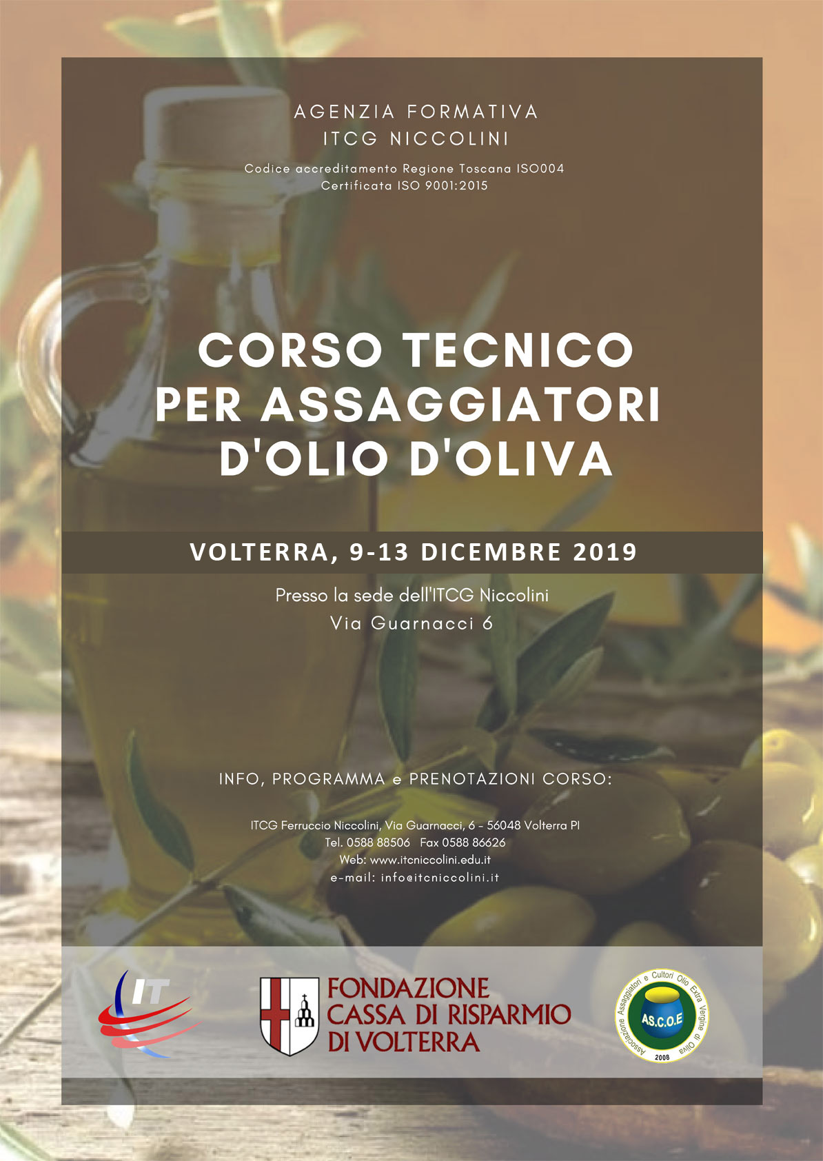 corso tecnico assaggiatori olio oliva niccolini 